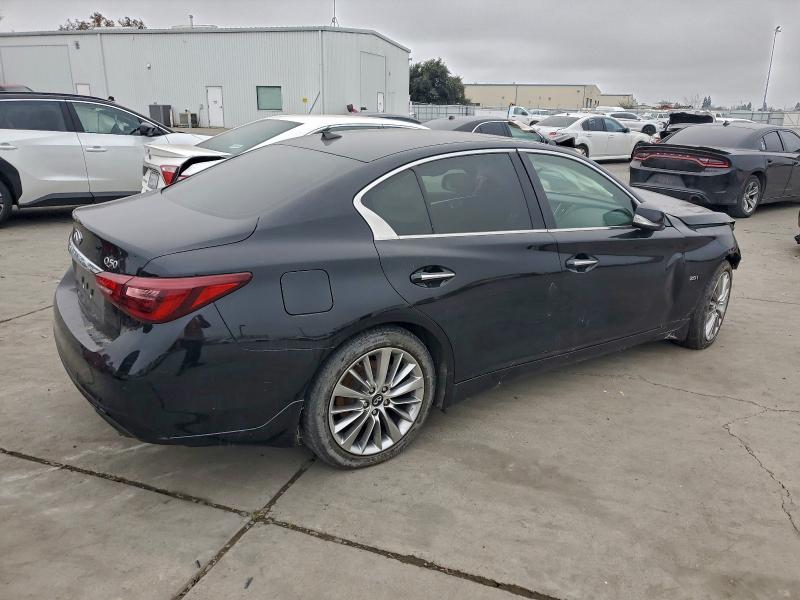 2018 Infiniti Q50 VIN JN1CV7AP0JM241170 COPART salvage auction — FRONT END, Ca - Dis/Dlr/Exp Only Clean Title, sold $2,475 on 2026-07-13 (photo 3)