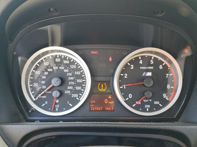 2008 BMW M3 VIN WBSWL93578PL89048 COPART salvage auction — FRONT END, Ca - Salvage Certificate, sold $2,200 on 2026-07-28 (photo 9)