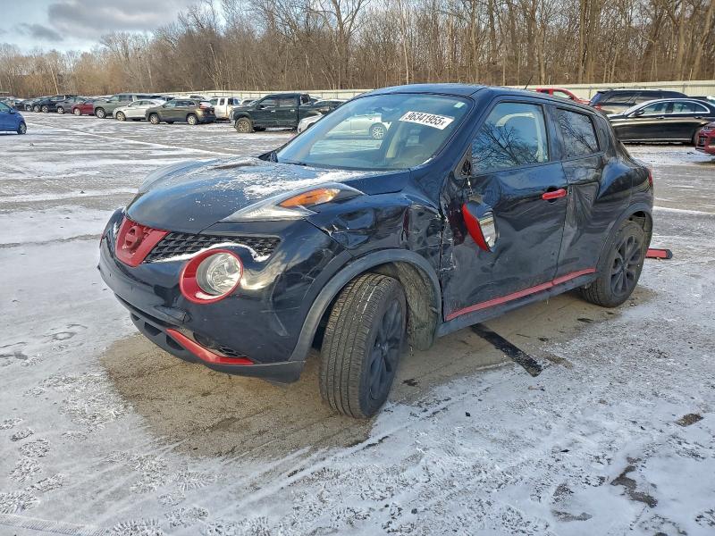 2015 Nissan Juke VIN JN8AF5MV1FT560160 COPART salvage auction — FRONT END, Pa - Certificate Of Salvage, sold $100 on 2026-07-02 (photo 1)