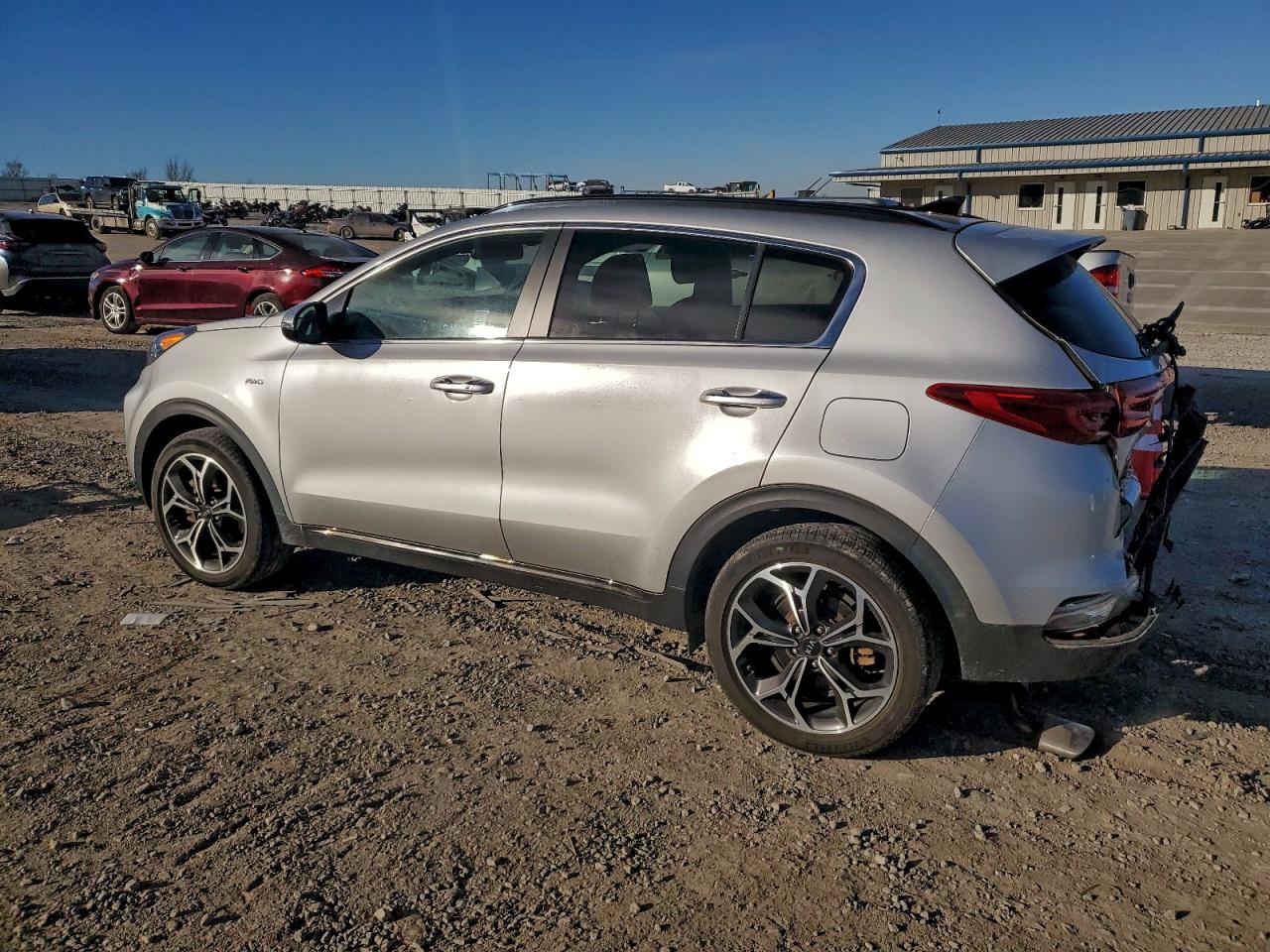 2021 Kia Sportage VIN KNDPRCA68M7849816 COPART salvage auction — Rear End, KY - CERT OF TITLE-SALVAGE, sold $5,900 on 2026-07-09 (photo 2)