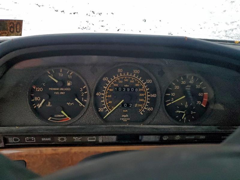 1987 Mercedes-benz 560 VIN WDBCA39D9HA353715 COPART salvage auction — FRONT END, PA - CERTIFICATE OF SALVAGE, sold $250 on 2026-07-24 (photo 9)