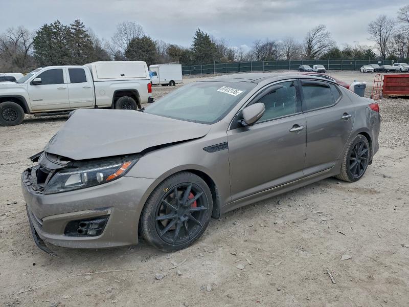 2014 Kia Optima VIN 5XXGR4A67EG347362 COPART salvage auction — FRONT END, Tn - Salvage Certificate, sold $475 on 2026-07-02 (photo 1)