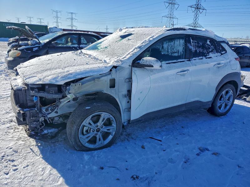 2023 Hyundai Kona VIN KM8K6CAB4PU938008 COPART salvage auction — FRONT END, Il - Salvage Certificate, sold $6,700 on 2026-07-07 (photo 1)