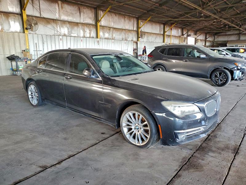 2013 BMW 7 series VIN WBAYF8C59DD140065 COPART salvage auction — REAR END, Az - Certificate Of Title, sold $1,550 on 2026-07-27 (photo 4)