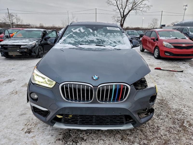 2018 BMW X1 VIN WBXHT3C32J5K25318 COPART salvage auction — FRONT END, Qc - Gravement Accidente, sold $150 on 2026-07-21 (photo 5)