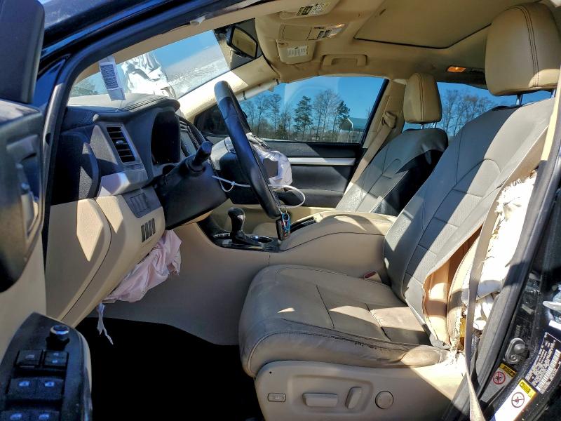 2016 Toyota Highlander VIN 5TDKKRFH1GS160271 COPART salvage auction — FRONT END, Salvage Title, sold $3,750 on 2026-07-15 (photo 7)
