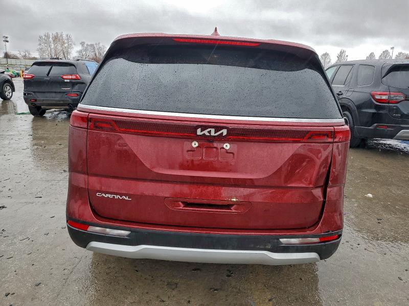 2024 Kia Carnival l VIN KNDNB4H39R6322989 COPART salvage auction — FRONT END, Mo - Salvage Certificate Of Title, sold $5,400 on 2026-07-31 (photo 6)