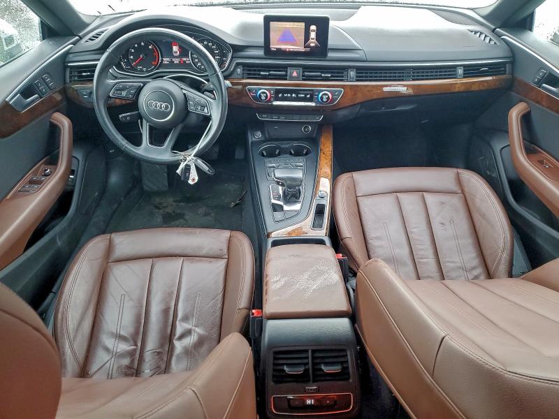 2019 Audi A5 VIN WAUANCF53KA094900 COPART salvage auction — FRONT END, Ny - Mv907A-Parts Only W/Lienholder, sold $125 on 2026-07-29 (photo 8)