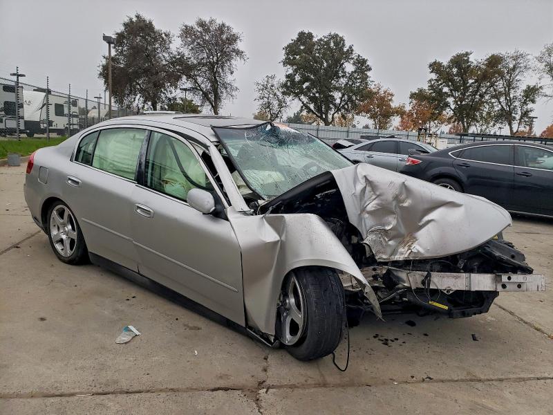 2003 Infiniti G35 VIN JNKCV51E23M332734 COPART salvage auction — ALL OVER, CA - SALVAGE CERTIFICATE, sold $100 on 2026-07-27 (photo 4)