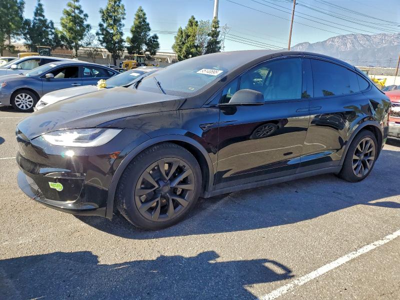 2023 Tesla Model x VIN 7SAXCBE54PF377841 COPART salvage auction — REAR END, Other, sold $21,500 on 2026-07-09 (photo 1)