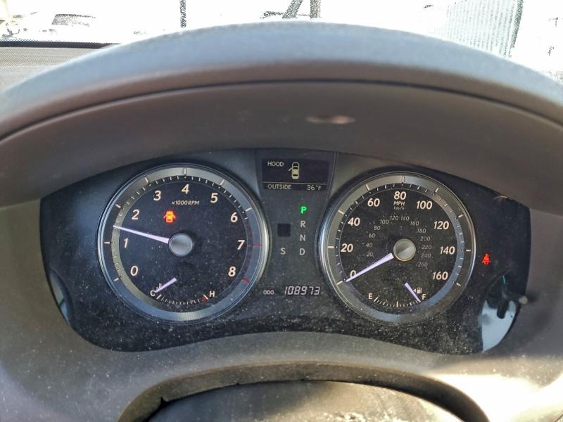 2011 Lexus ES VIN JTHBK1EG8B2430220 COPART salvage auction — FRONT END, Il - Salvage Certificate, sold $1,700 on 2026-07-21 (photo 9)