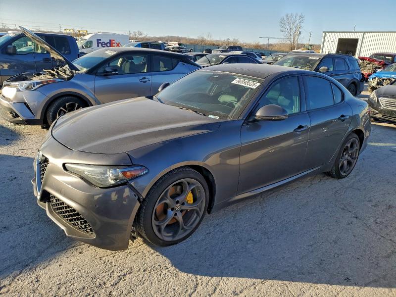 2018 Alfa romeo Giulia VIN ZARFAEEN6J7589465 COPART salvage auction — FRONT END, Ks - Cert Of Title-Salvage, sold $5,200 on 2026-07-16 (photo 1)