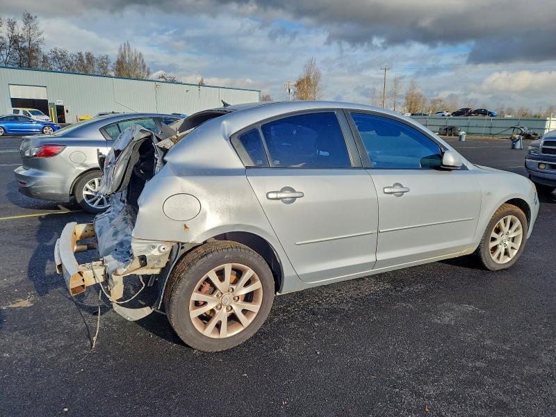 2008 Mazda 3 VIN JM1BK12GX81779853 COPART salvage auction — REAR END, Or - Salvage Title Certificate, sold $100 on 2026-07-22 (photo 3)