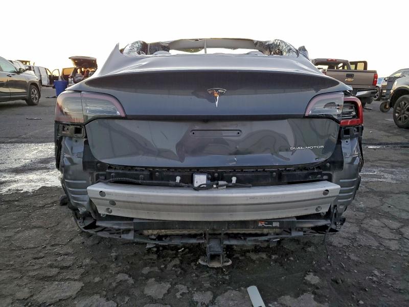 2022 Tesla Model 3 VIN 5YJ3E1EB7NF127173 COPART salvage auction — ALL OVER, VA - CERT OF TITLE - SALVAGE (P), sold $700 on 2026-07-10 (photo 6)