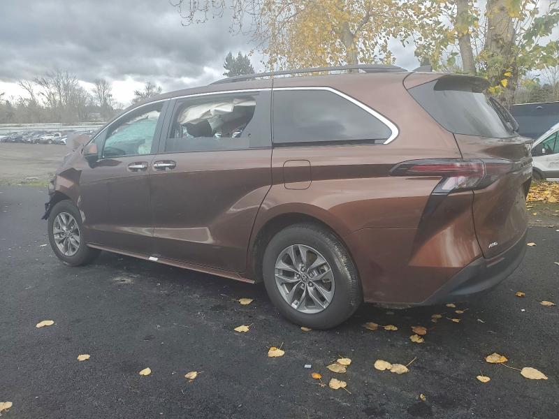 2023 Toyota Sienna VIN 5TDJSKFC3PS103772 COPART salvage auction — FRONT END, Or - Salvage Title Certificate, sold $5,300 on 2026-07-22 (photo 2)