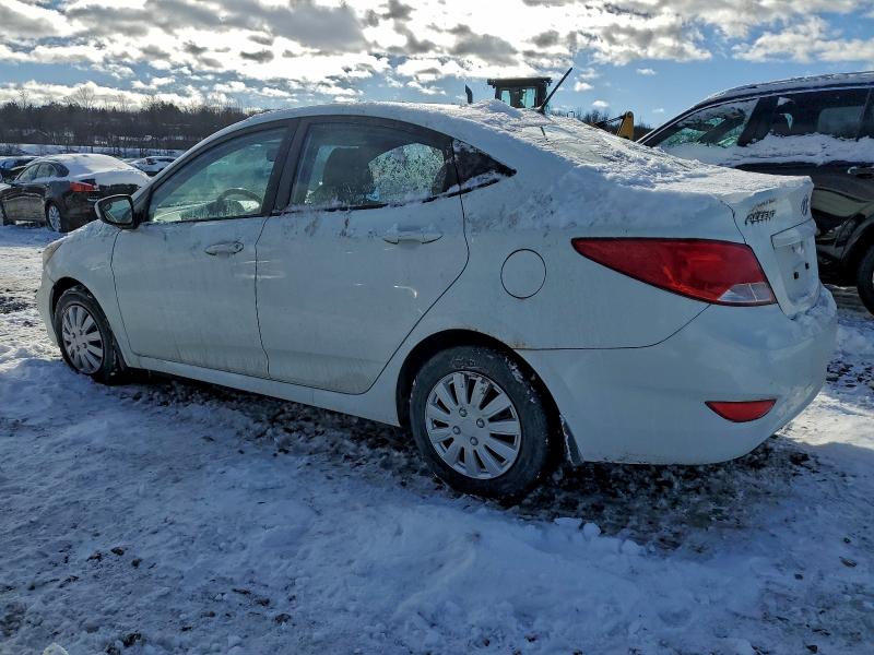 2015 Hyundai Accent VIN KMHCT4AE4FU905487 COPART salvage auction — FRONT END, Pa - Certificate Of Salvage, sold $475 on 2026-07-08 (photo 2)