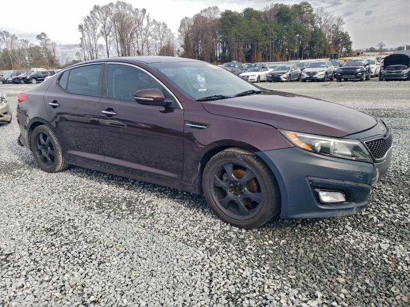 2015 Kia Optima VIN 5XXGM4A74FG449713 COPART salvage auction — FRONT END, Nc - Salvage Certificate Of Title, sold $250 on 2026-07-28 (photo 4)