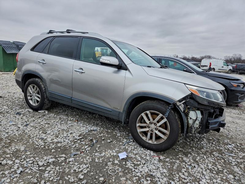 2014 Kia Sorento VIN 5XYKTDA78EG542659 COPART salvage auction — FRONT END, Wv - Salvage Certificate, sold $700 on 2026-07-13 (photo 4)