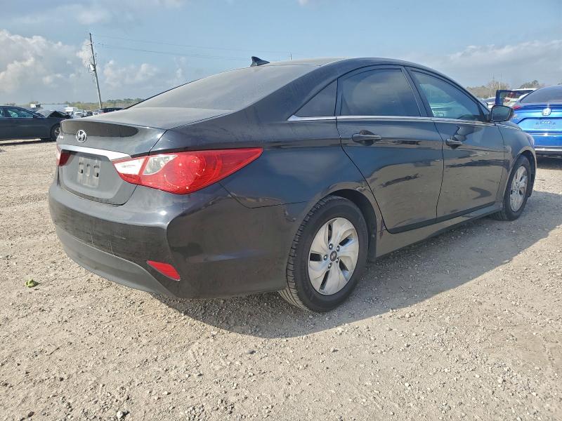 2014 Hyundai Sonata VIN 5NPEB4AC8EH812687 COPART salvage auction — SIDE, Tx - Salvage Vehicle Title, sold $1,450 on 2026-07-02 (photo 3)