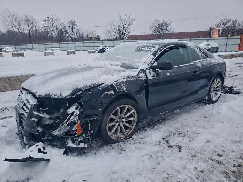 2017 Audi A5 VIN WAUMFAFR2FA051673 COPART salvage auction — FRONT END, Il - Salvage Certificate, sold $1,900 on 2026-07-17 (photo 1)
