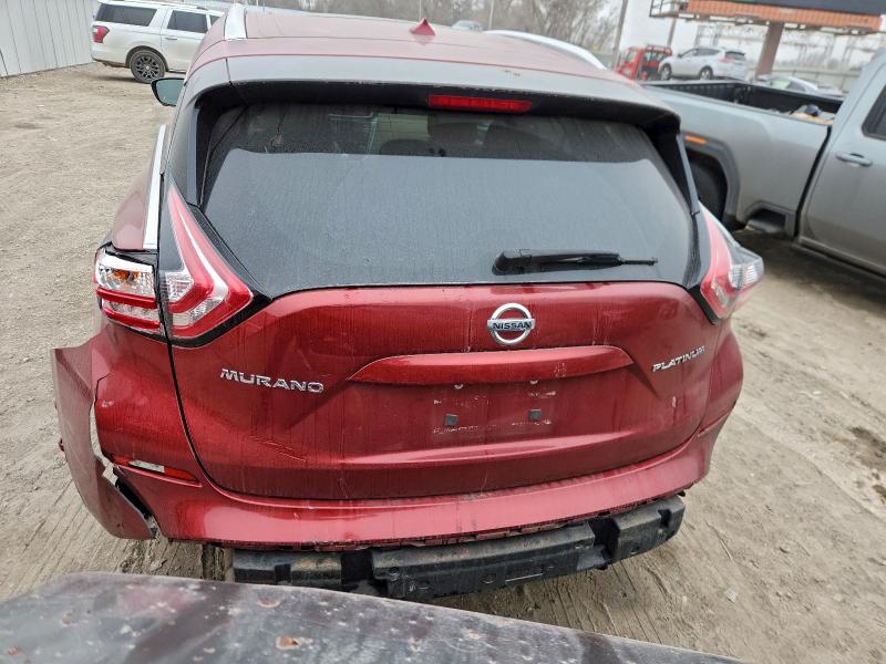 2015 Nissan Murano VIN 5N1AZ2MGXFN291241 COPART salvage auction — REAR END, Ks - Cert Of Title-Salvage, sold $1,050 on 2026-07-20 (photo 6)