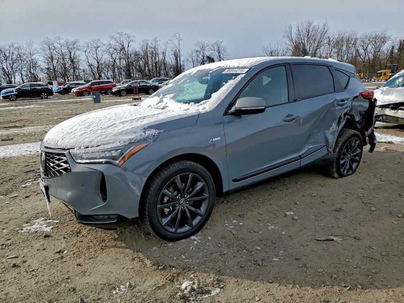 2025 Acura Rdx VIN 5J8TC2H69SL023725 COPART salvage auction — SIDE, Md - Cert Of Salvage > 75% Damage, sold $13,900 on 2026-07-02 (photo 1)