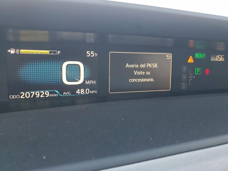 2019 Toyota Prius VIN JTDL9RFU3K3004837 COPART salvage auction — FRONT END, Salvage Title, sold $1,950 on 2026-07-13 (photo 9)