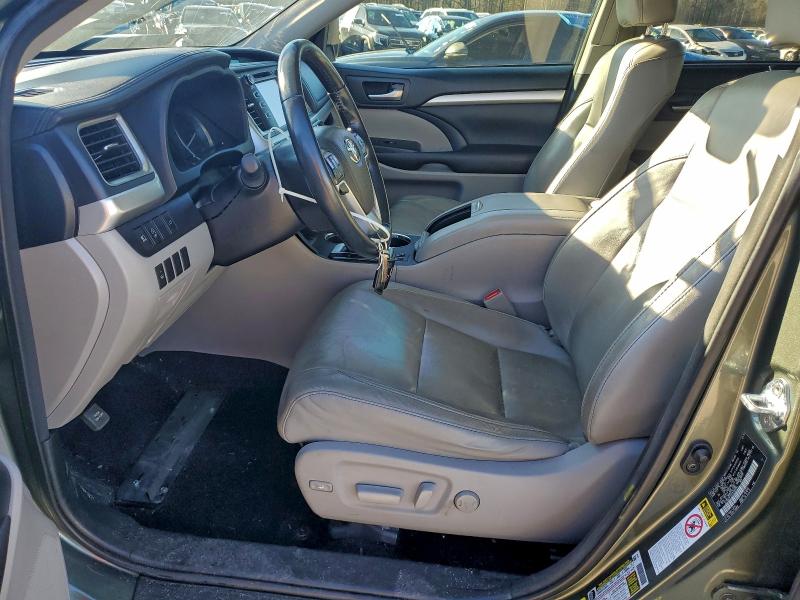 2017 Toyota Highlander VIN 5TDKZRFHXHS199390 COPART salvage auction — FRONT END, Sc - Cert Of Title-Salvage, sold $6,400 on 2026-07-11 (photo 7)