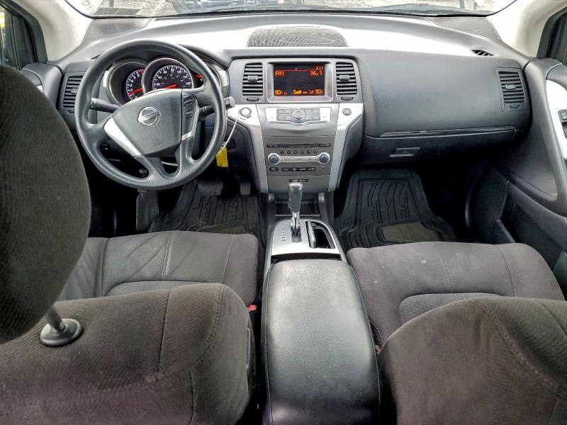 2012 Nissan Murano VIN JN8AZ1MW2CW222379 COPART salvage auction — FRONT END, Pa - Certificate Of Salvage, sold $600 on 2026-07-07 (photo 8)