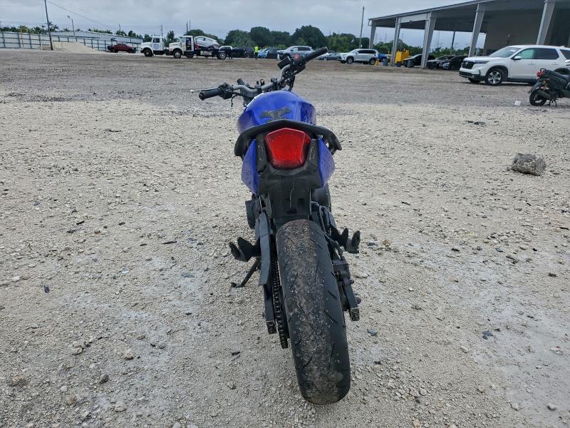 2009 Yamaha Fz6 VIN JYARJ18E09A003719 COPART salvage auction — FRONT END, Fl - Cert Of Title Slvg Rebuildable, sold $500 on 2026-07-08 (photo 4)