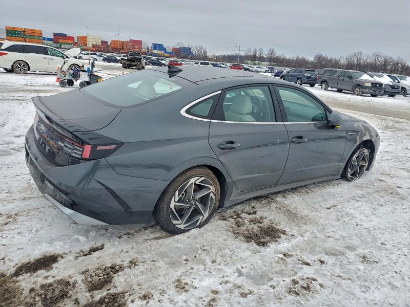 2024 Hyundai Sonata VIN KMHL14JA0RA399925 COPART salvage auction — BURN, OH - CERT OF TITLE-SALVAGE, sold $8,500 on 2026-07-24 (photo 3)