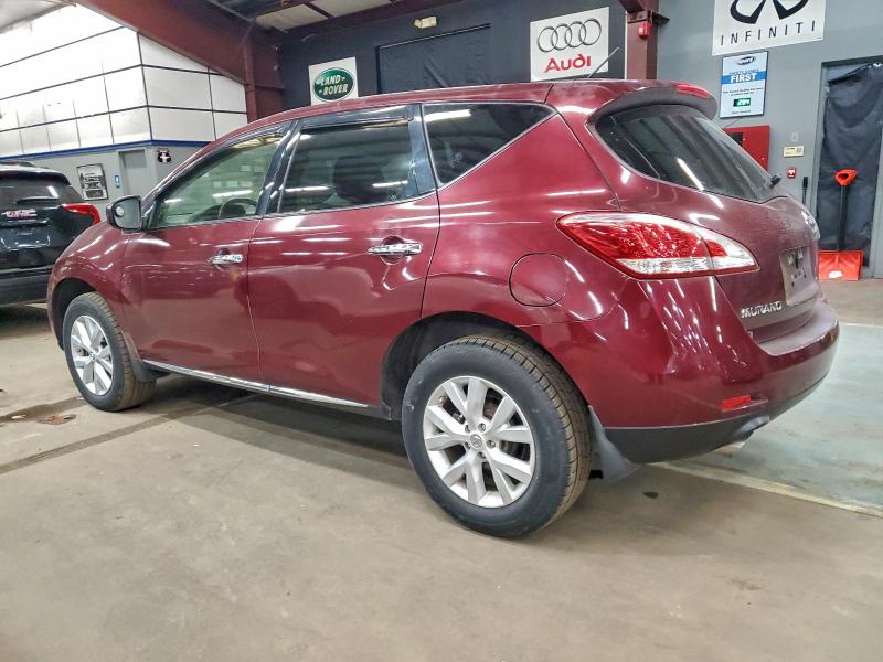 2012 Nissan Murano VIN JN8AZ1MW8CW225884 COPART salvage auction — MINOR DENT/SCRATCHES, Ny - Certificate Of Title, sold $2,500 on 2026-07-17 (photo 2)