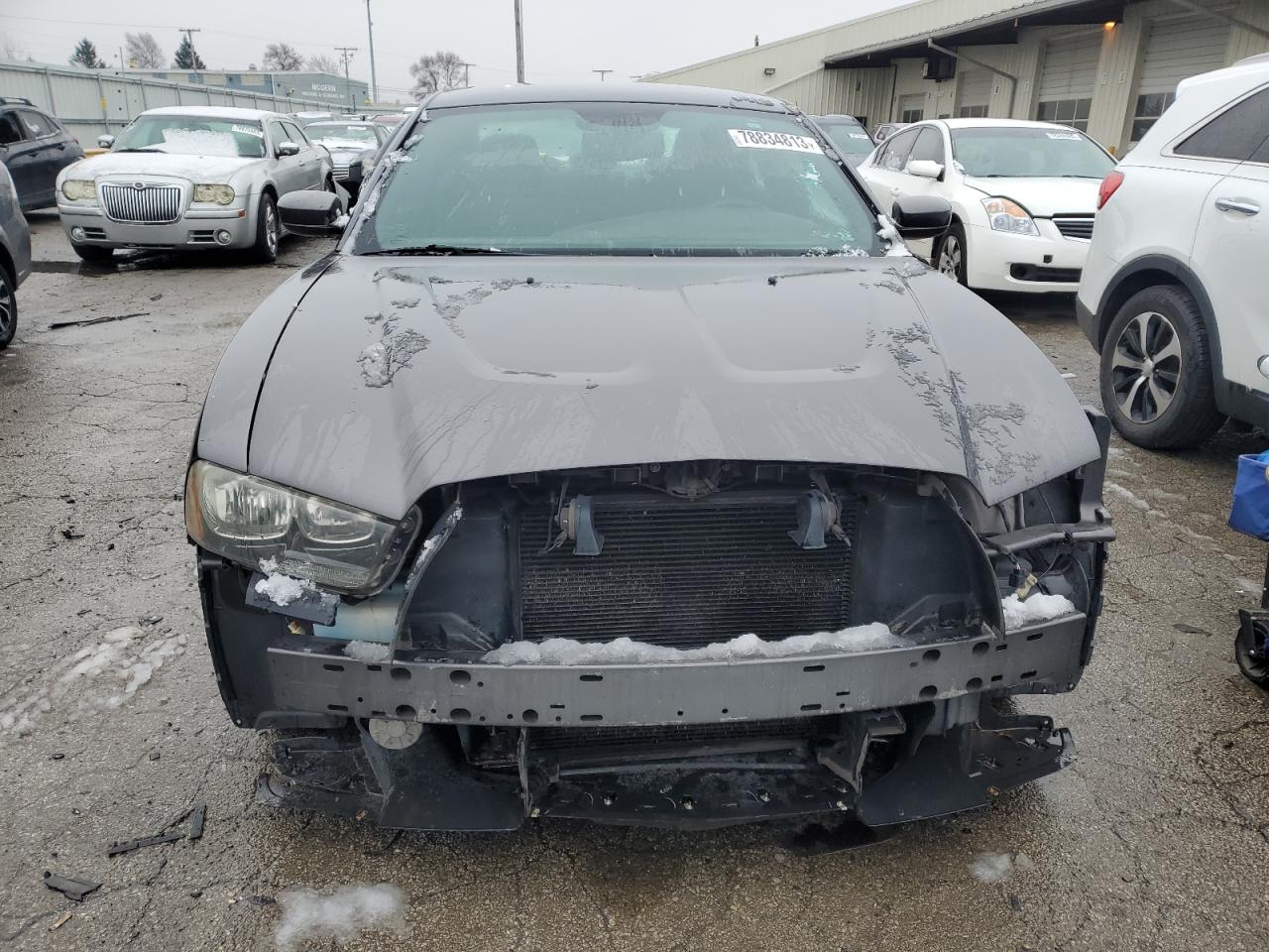 2014 Dodge Charger VIN 2C3CDXBG4EH338786 COPART salvage auction — Front End, IN - BILL OF SALE - PARTS ONLY, sold $275 on 2026-07-03 (photo 5)