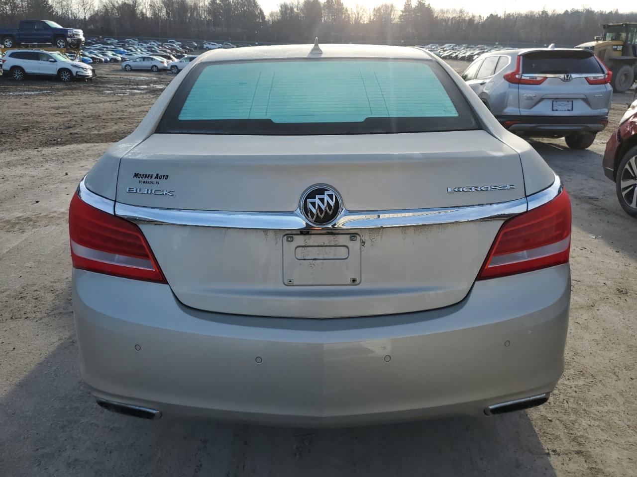 2014 Buick LaCrosse VIN 1G4GB5G37EF205210 COPART salvage auction — Front End, Salvage, sold $1,850 on 2024-02-28 (photo 6)