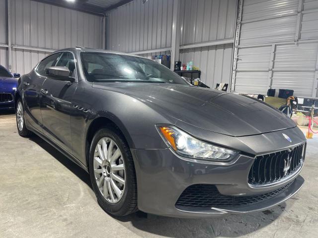 2017 Maserati Ghibli VIN ZAM57XSA9H1206127 COPART salvage auction — NORMAL WEAR, TX - CERT OF TITLE-REBUILT SALVAGE (P), sold $25,750 on 2025-01-22 (photo 1)