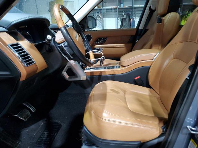 2018 Land rover RANGE ROVER VIN SALGV2RE2JA503320 COPART salvage auction — FRONT END, NH - CERT OF TITLE-SALVAGE, sold $22,200 on 2025-03-25 (photo 7)