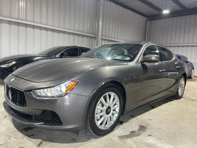 2017 Maserati Ghibli VIN ZAM57XSA9H1206127 COPART salvage auction — NORMAL WEAR, TX - CERT OF TITLE-REBUILT SALVAGE (P), sold $25,750 on 2025-01-22 (photo 2)