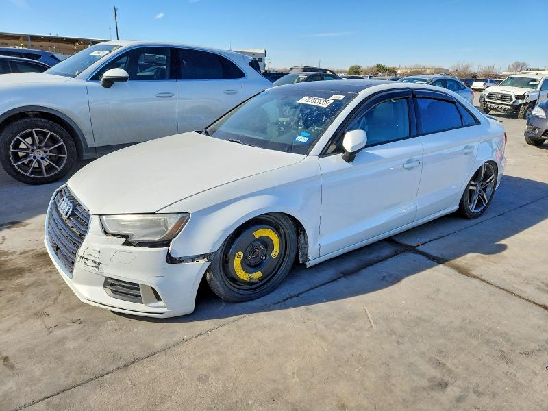 2018 Audi A3 VIN WAUAUGFF0J1031237 COPART salvage auction — Front End, TX - CERTIFICATE OF TITLE, sold $4,750 on 2026-06-30 (photo 1)