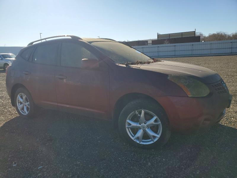 2008 Nissan Rogue VIN JN8AS58V38W125034 COPART salvage auction — WATER/FLOOD, NC - SALVAGE CERTIFICATE OF TITLE, sold $200 on 2026-07-31 (photo 4)