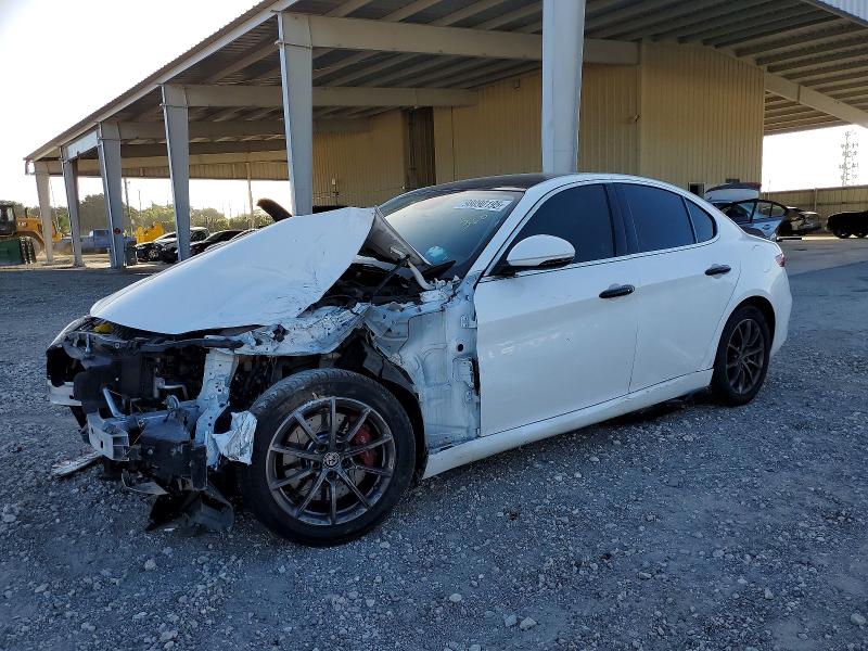2018 Alfa romeo Giulia VIN ZARFAEDN1J7573529 COPART salvage auction — FRONT END, Fl - Cert Of Title Slvg Rebuildable, sold $2,600 on 2026-07-16 (photo 1)