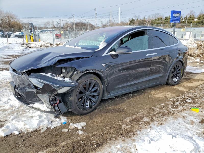 2017 Tesla Model x VIN 5YJXCAE29HF040564 COPART salvage auction — FRONT END, Md - Cert Of Salvage > 75% Damage, sold $3,850 on 2026-07-02 (photo 1)