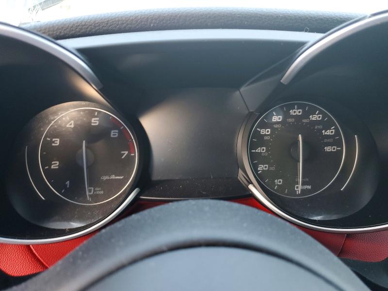 2019 Alfa romeo Giulia VIN ZARFAMAN4K7622772 COPART salvage auction — WATER/FLOOD, Fl - Cert Of Title-Slvg Rebld Flood, sold $4,800 on 2026-07-27 (photo 9)