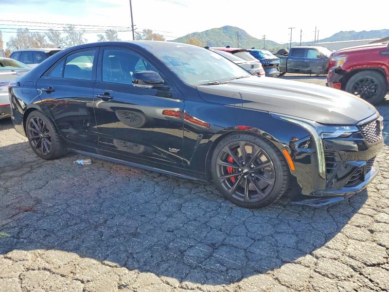 2026 Cadillac Ct4-v blac VIN 1G6D75RP3T0410017 COPART salvage auction — REPLACED VIN, Nv - Salvage Title, sold $40,000 on 2026-07-13 (photo 4)