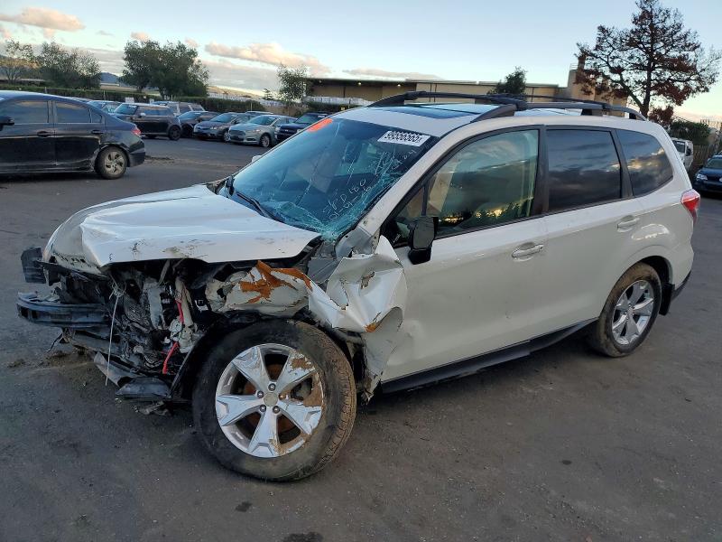 2016 Subaru Forester VIN JF2SJADC8GH431537 COPART salvage auction — FRONT END, Ca - Salvage Certificate, sold $525 on 2026-07-07 (photo 1)
