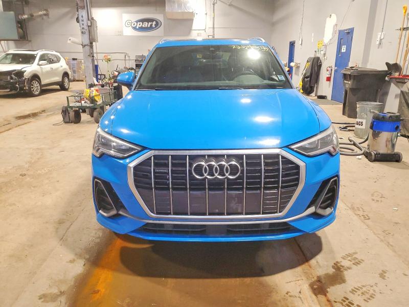 2021 Audi Q3 VIN WA1FECF30M1152093 COPART salvage auction — REAR END, Ns - Salvage Title, sold $350 on 2026-07-02 (photo 5)