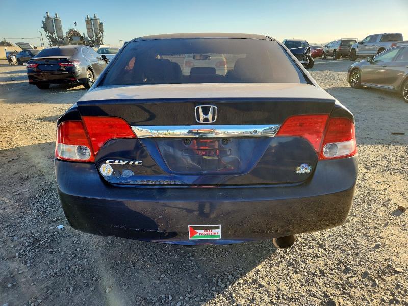 2009 Honda Civic VIN 19XFA16509E034184 COPART salvage auction — MINOR DENT/SCRATCHES, Ca - Dlr/Dis/Exp Only Salvage Title, sold $2,200 on 2026-07-21 (photo 6)
