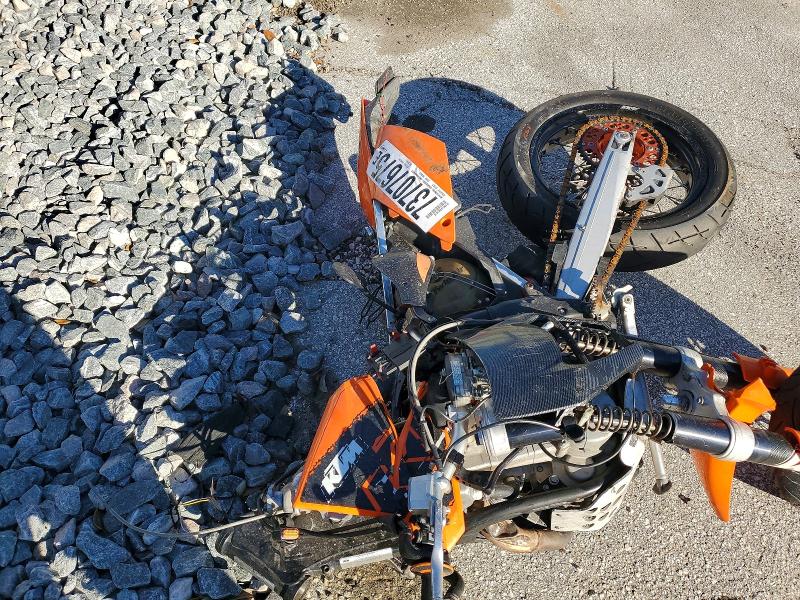 2007 Ktm Motorcycle VIN VBKEXJ4087M237421 COPART salvage auction — FRONT END, CD, sold $400 on 2026-07-14 (photo 5)