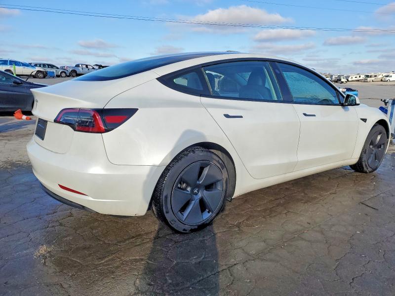 2023 Tesla Model 3 VIN 5YJ3E1EAXPF586790 COPART salvage auction — SIDE, IL - SALVAGE CERTIFICATE, sold $8,900 on 2026-07-08 (photo 3)