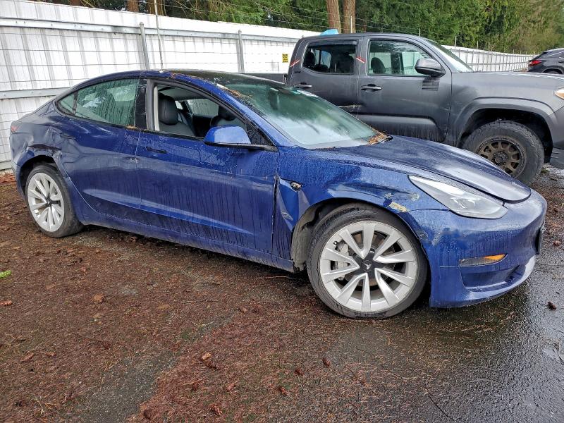 2022 Tesla Model 3 VIN 5YJ3E1EA7NF369887 COPART salvage auction — FRONT END, Ky - Red Salvage Non-Rebuildable, sold $6,319 on 2026-07-20 (photo 4)