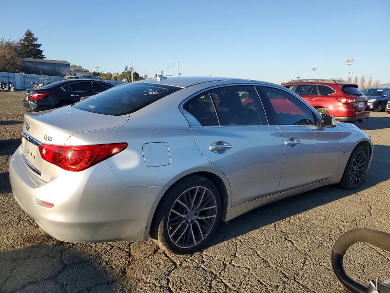 2017 Infiniti Q50 VIN JN1CV7AP0HM641840 COPART salvage auction — MECHANICAL, Ca - Dis/Dlr/Exp Only Clean Title, sold $2,700 on 2026-07-31 (photo 3)